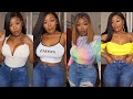 Slim Thick Denim Collection FashionNovaCurve, try-on haul Size 11/13, Trying clothes after Surgery!