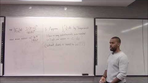 Math 1207-R04 Lecture 16 - Numerical Integration and its associated errors conclusion