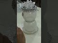 Dollar Tree DIY Elegant Glass Snowman #shorts