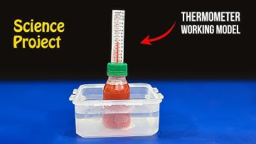 Science project | Thermometer working model