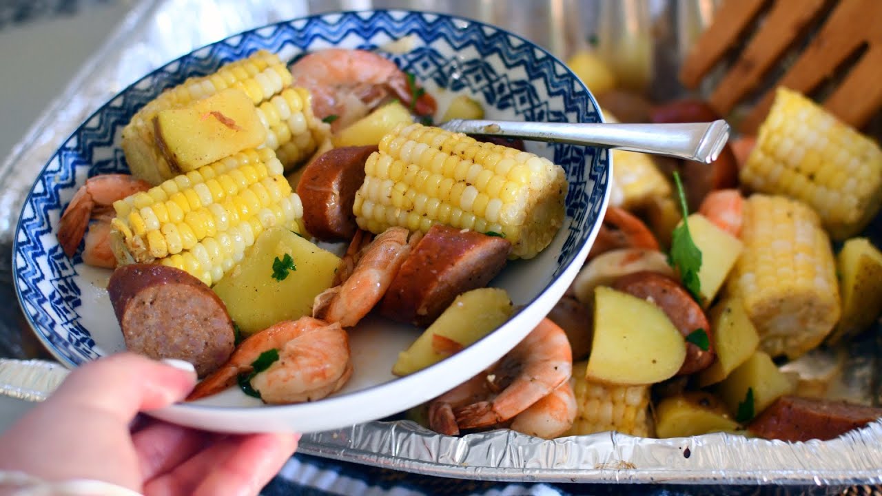 Easy Sheet Pan Shrimp Boil Recipe on the Grill or in the Oven