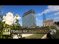 Summer in Georgia | 4K Tbilisi Tour 2020, Rustaveli Street & The Old Town, Тбилиси, Грузия