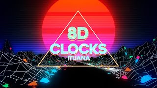 Coldplay - Clocks 8D 🔊🎧 (House Remix)