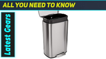 Amazon Basics Rectangle Soft-Close: The Best Budget Trash Can?