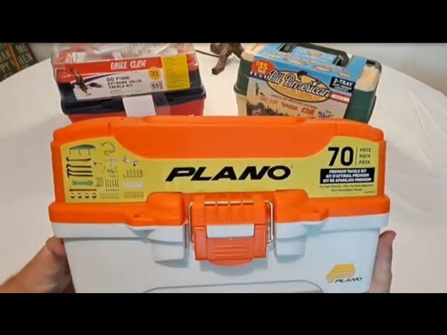 Great Beginners Tackle Box Plano 70 Piece Tackle Box under $25 Best   Tackle Box Kit 