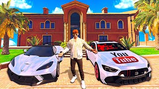 Playing GTA 5 As The RICHEST YouTuber..  (Mods)