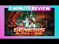 IS IT WORTH IT?! | A Review of Genesis Alpha One in About 3 Minutes!