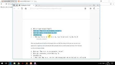 Bài 14 Tìm Hiểu Helper Text Trong Codeigniter