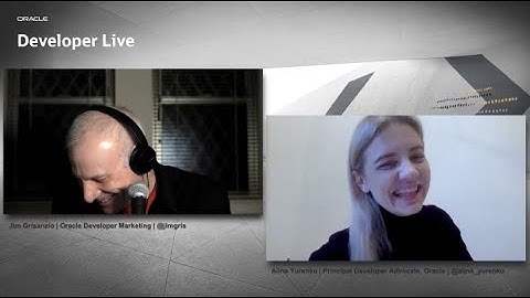 OracleDevLive Preview | Alina Yurenko on Fast and Efficient Microservices for Java with GraalVM