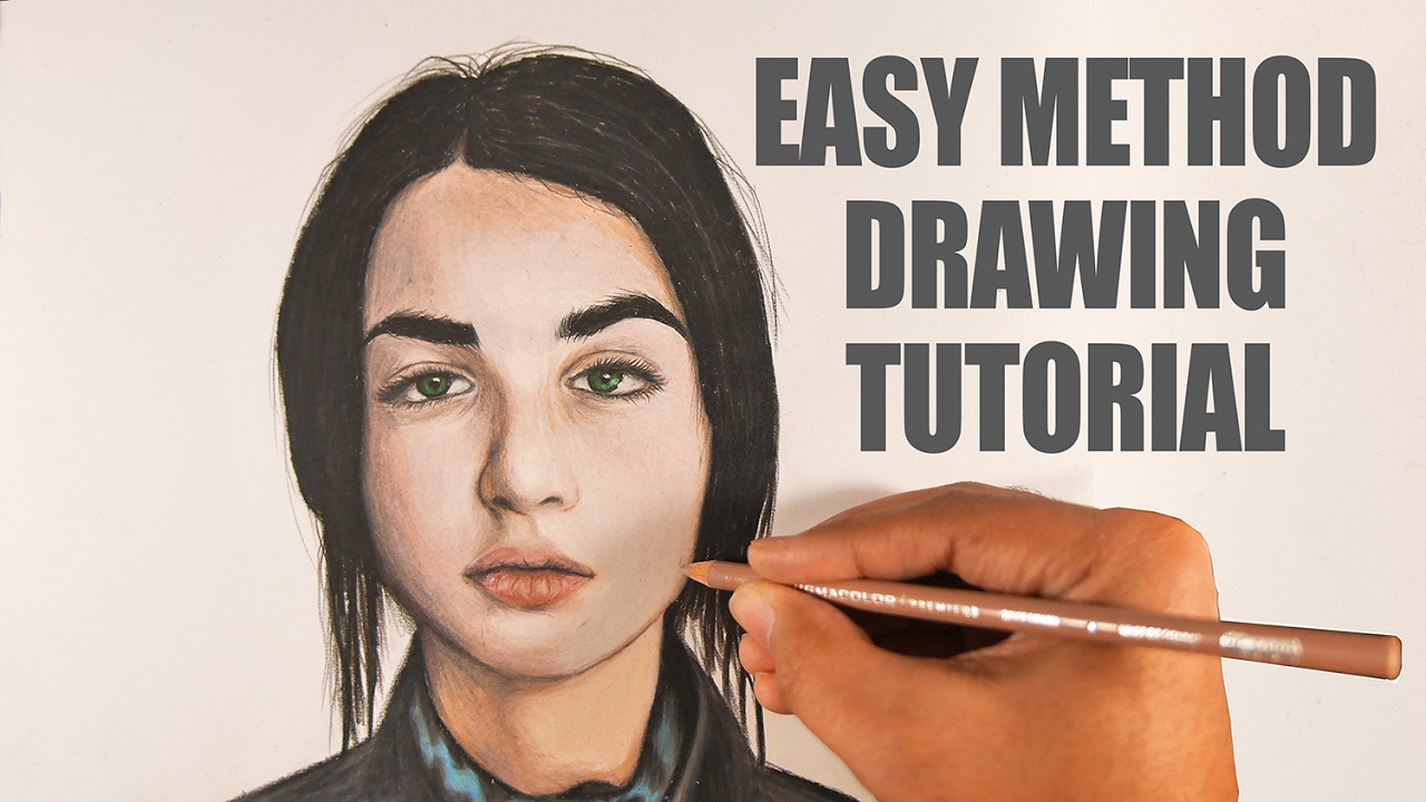 Pencil Portrait Tutorial Youtube - pencildrawing2019