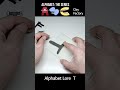 T | Alphabet Lore make clay #shorts #alphabetlore