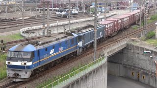 5091レ【EF64 1046号機無動力回送】EF210-309号機 静岡貨物駅入換・発車
