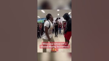 Thumbnail of Their School had a Shadow Boxing Tournament 😱🔥 #shorts