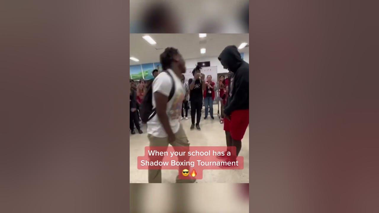 Their School had a Shadow Boxing Tournament 😱🔥 #shorts