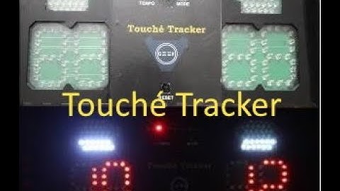 Touché Tracker - Custom Designed Fencing Scoring Machine