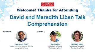 David and Meredith Liben Talk Comprehension Actualización