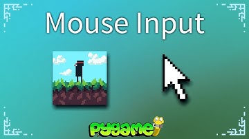 Mouse Input - Pygame Tutorial