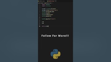 Asmr Progamming || Unique Shape 3 Python || #shorts#programming #asmr #asmrprogramming #lofi #python