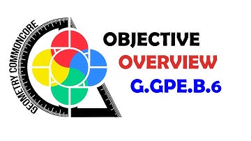 Common Core Geometry Objective Overview G-GPE.B.6