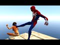 GTA 5 Water Ragdolls | SPIDERMAN Jumps/Fails ep.4 (Euphoria physics | Funny Moments)
