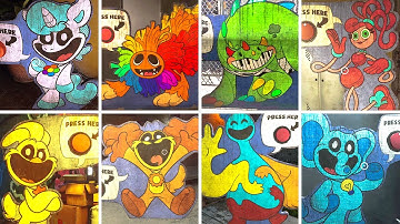 Poppy Playtime: Chapter 4 - ALL Cardboards Cutouts Dialogues (Smiling Critters Voice Lines)