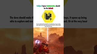Hellpod Space Optimization should be the default - Helldivers 2