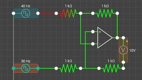 differential op-amp simulation. #opamp #analog #electronic