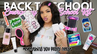 WHAT’S IN MY BACK TO SCHOOL EMERGENCY KIT 2025 ♡ Must-Haves You NEED!