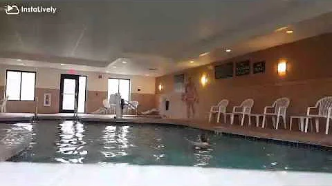 Mom n Gage swimming