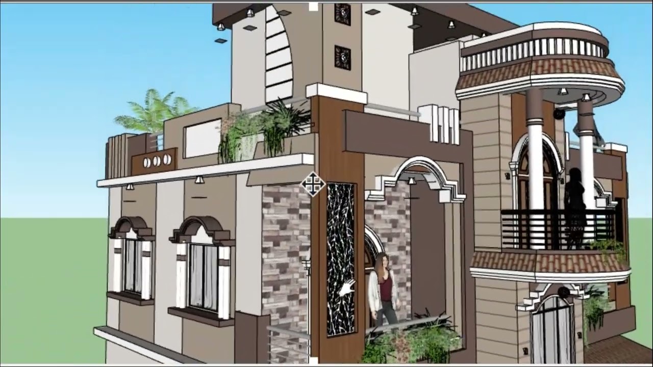 35x40 35x40 sqft house design D K 3D Home