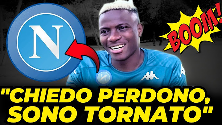 Ora! Mio Dio! Guardate cosa ha appena detto Victor Osimhen! Sono tutti scioccati!