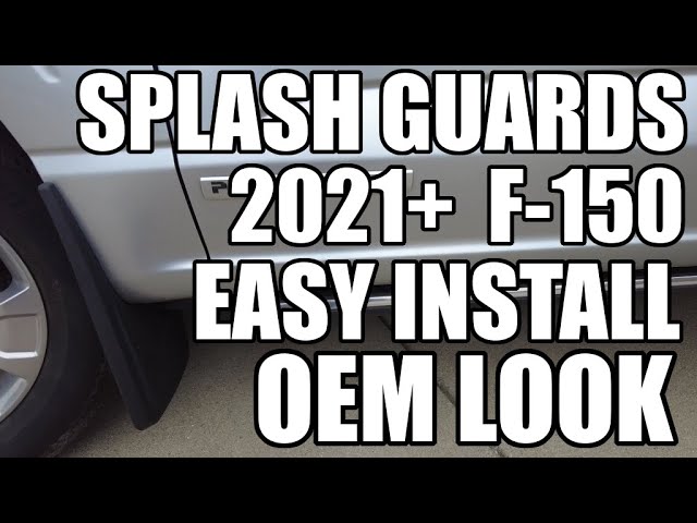 4-Piece Mud Flaps Guard Fender Splash Guards For 2021-2023 Ford F150 – With Screws