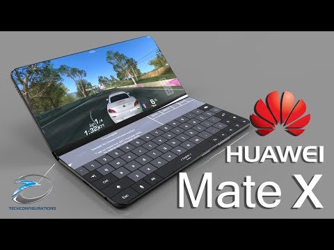 Huawei Mate X Foldable Smartphone Introduction Concept, Based on Patent Documents