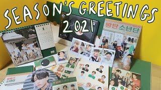 Unboxing BTS 2021 Season's Greetings (Retro vibes)