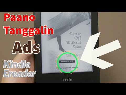 Paano tanggalin ang Ads sa Kindle Ereader (With Offers / Sponsored / Refurbished)