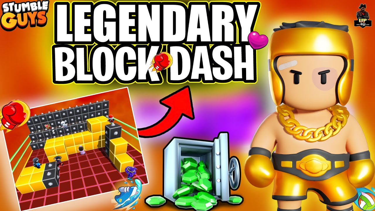 Block Dash Legendary in Stumble Guys 😯 New Stumble Guys Update #stumb