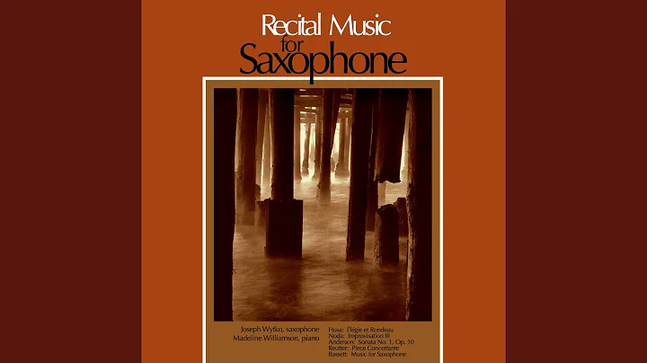 Piece Concertante pour Saxophone alto et Piano- 1....