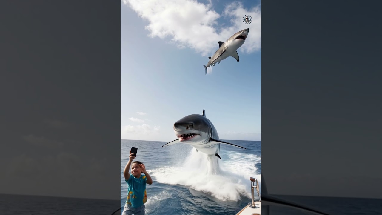 Shark Jump Surprise Tourists
