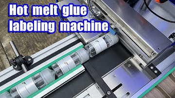 Hot melt glue labeling machine丨Eliquid bottle excise tax stamp labeling machine丨Tax stamping machine