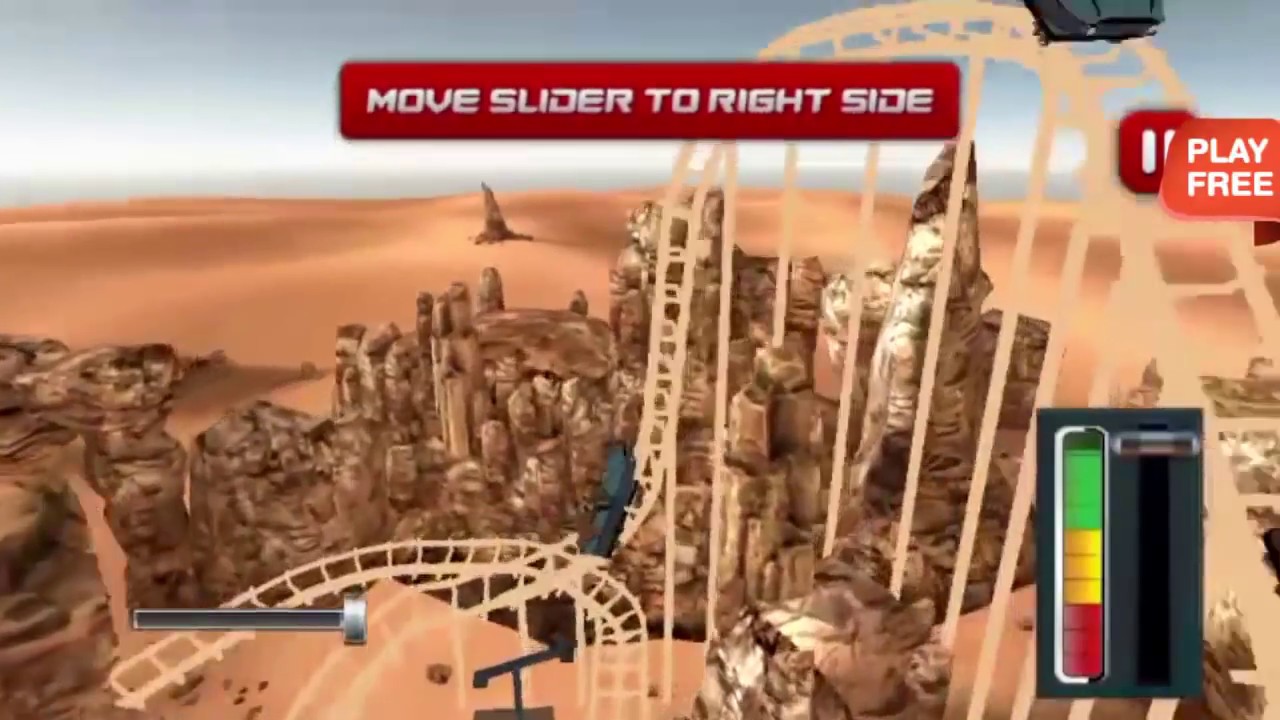 gaming logo Roller Coaster Crazy Driver 3D - Android Gameplay HD