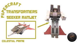 Papercraft Transformers G1 Seekerramjet Tutorial