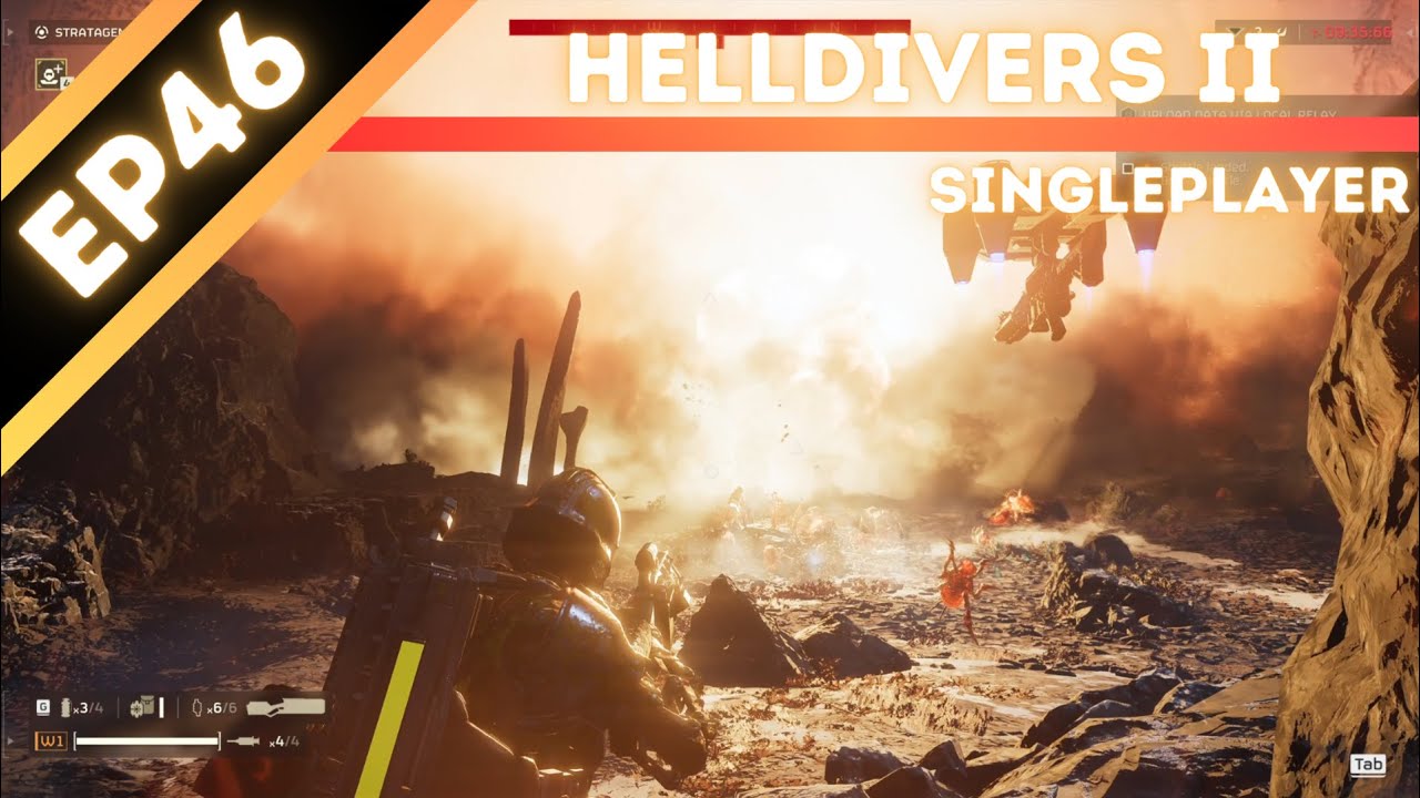 Let's Play HELLDIVERS 2 (Solo [BLIND]) - Episode 46 - YouTube