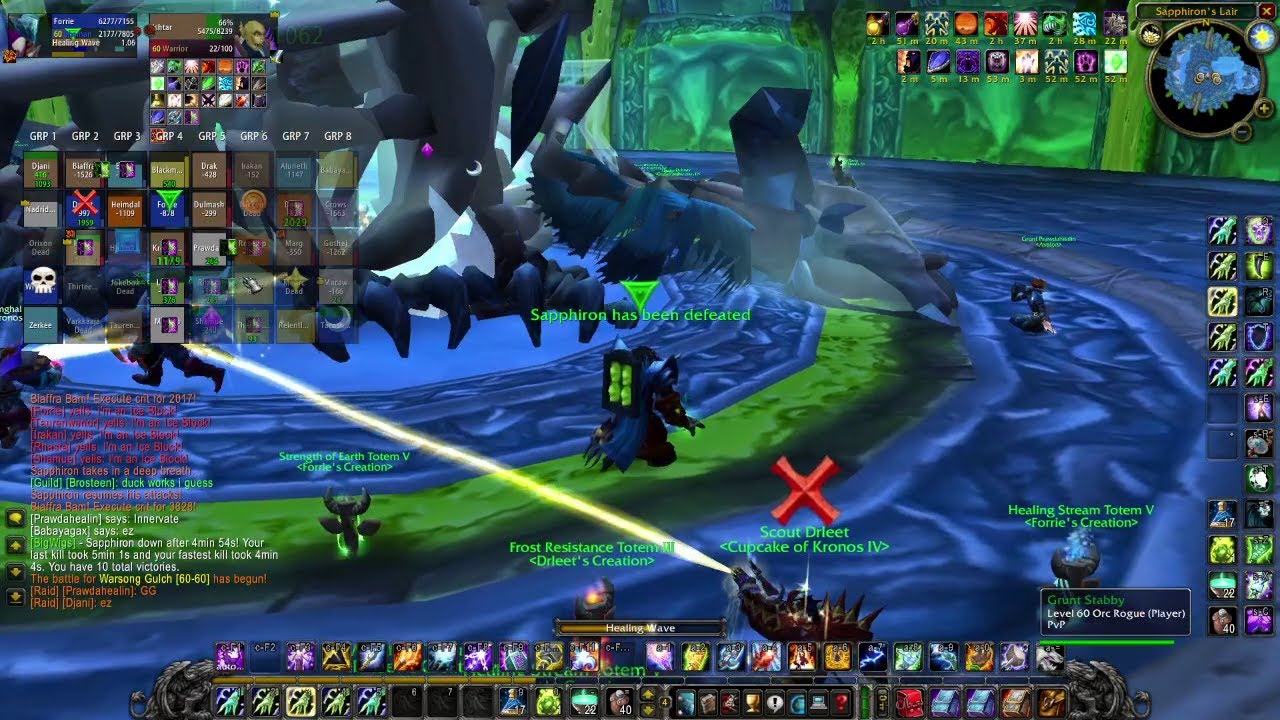 Sapphiron 10 kronos private vanilla wow server youtube