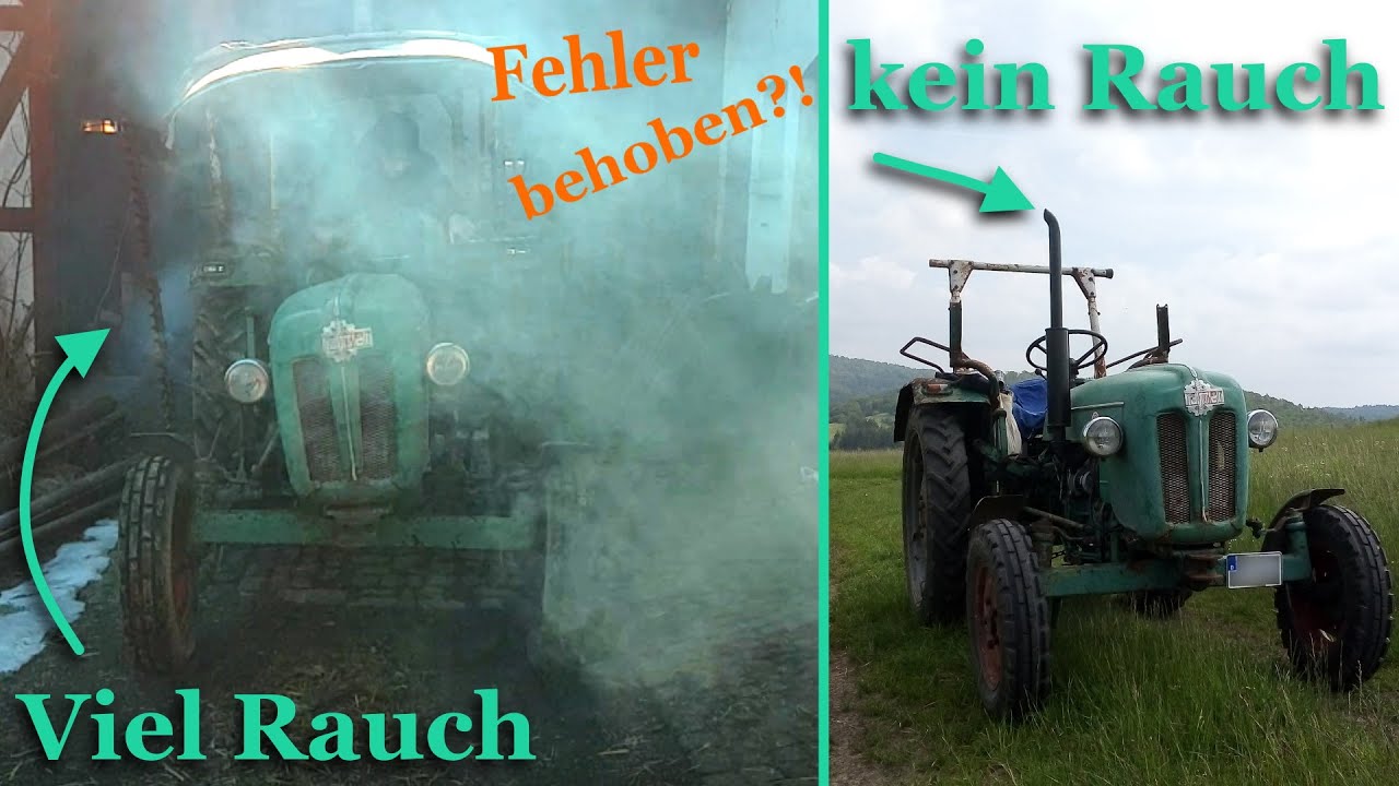 Problem endlich gefunden? Rauchentwicklung - Kramer 350 Export S