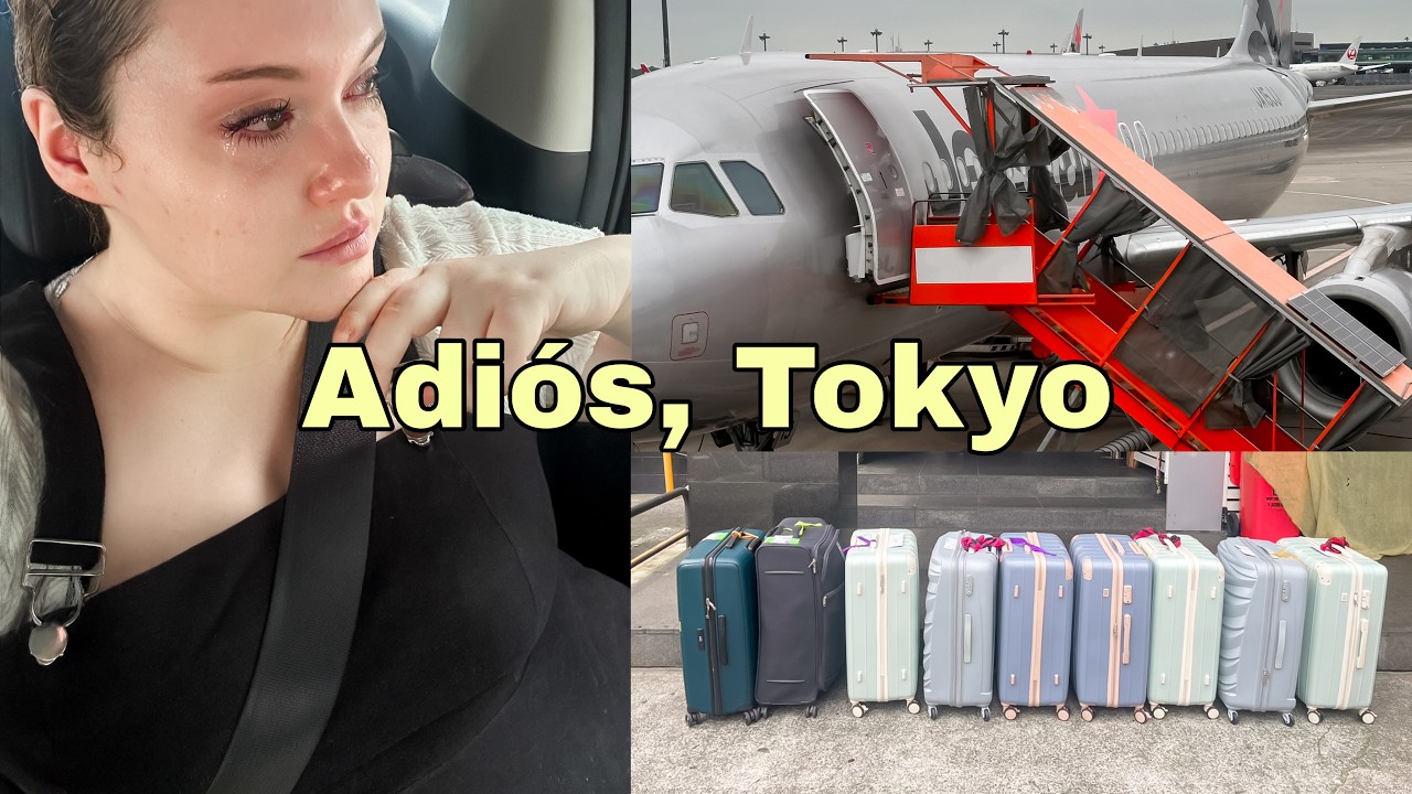 Metí 8 AÑOS de mi vida en 6 MALETAS para VOLVER a ESPAÑA 📦 Mi último vlog en Tokio 💔