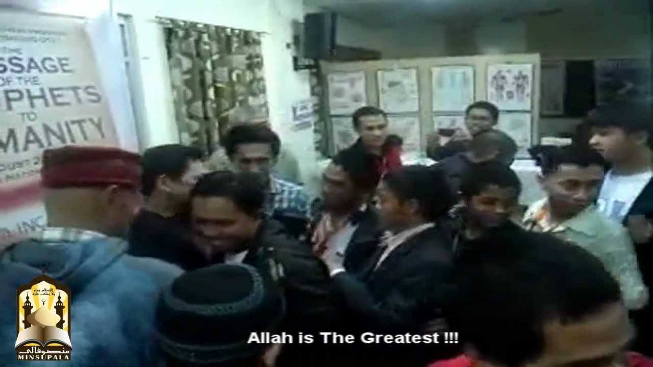 HD | Christianity to Islam - MINSUPALA & MARKAZ ADDHIYA INC. - YouTube