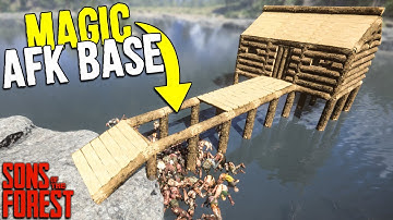 I built a CANNIBAL PROOF AFK TRAPDOOR BASE in Sons of the Forest