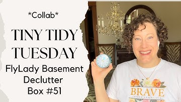 Tiny Tidy Tuesday Collab | Box #51 | FlyLady Babysteps Basement Declutter