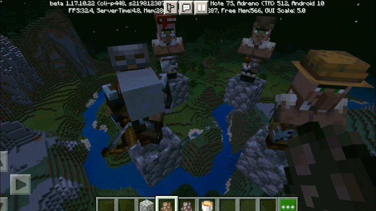 Minecraft Pillager vs villager pillager kil villager YouTube