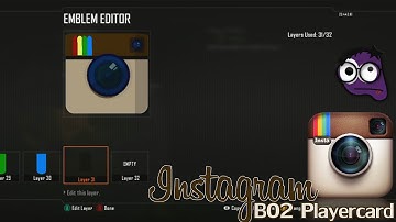 BO2 Playercard | Instagram Tutorial - Sick Emblem